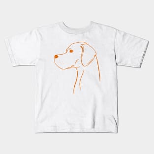 English Pointer (White and Orange) Kids T-Shirt